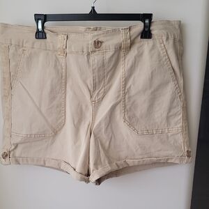 Westbound Tan Cargo Shorts Relaxed Fit Cotton Blend